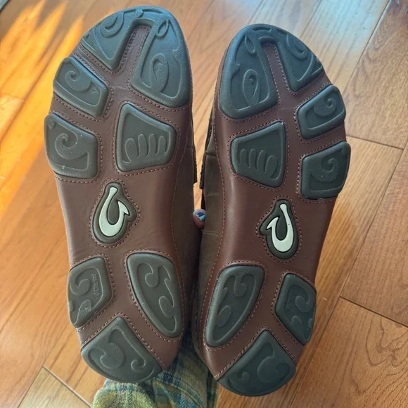 Olukai men’s slip on moloa slip on leather shoes size 9.5 - Picture 5 of 7